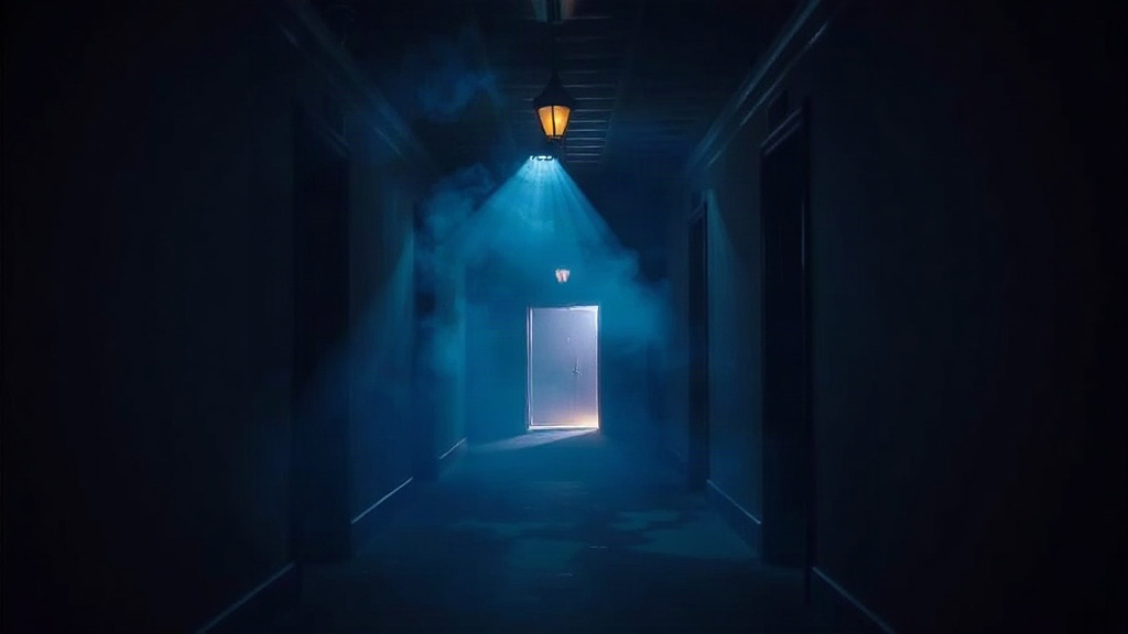 Mind Maze atmospheric corridor
